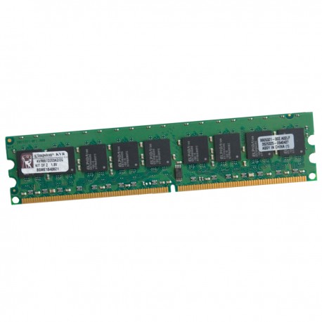 1Go RAM Serveur Kingston KVR667D2E5K2/1G DIMM PC2-5300E ECC 240-Pin 667Mhz