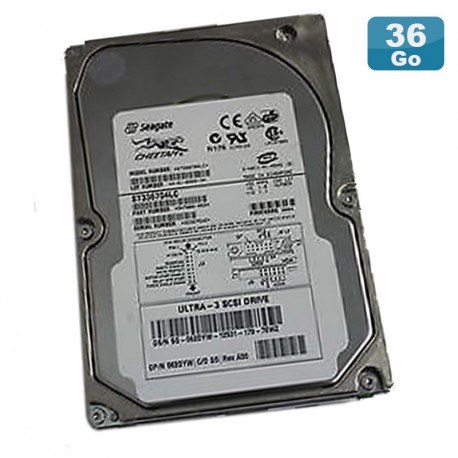 Disque Dur 36.4Go USCSI Ultra SCSI 3.5" SEAGATE ST336704LC 10000RPM