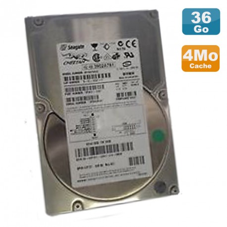 Disque Dur 36.4Go USCSI Ultra SCSI 3.5" SEAGATE ST336706LC 10000RPM 4Mo