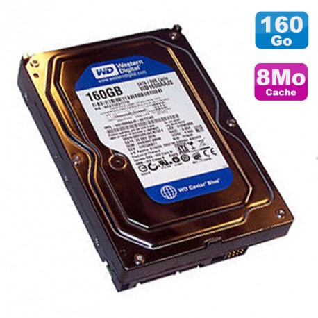 Disque Dur 160Go SATA 3.5" Western Digital Caviar SE WD1600AAJS-00YZCA0 7200 8Mo