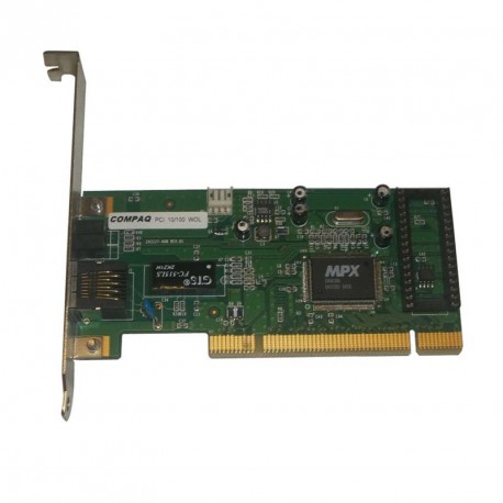 Carte Réseau COMPAQ 243127-408 Rev.01 ETHERLINK 10/100Mbps Ethernet PCI 1x RJ45