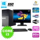 Lot PC Tour Dell 790 Core I3 3.1Ghz 8Go 480Go SSD DVD WIFI Win 7 + Ecran 22"