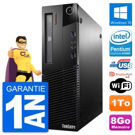 PC Lenovo ThinkCentre M93p SFF Intel G3220 RAM 8Go Disque 1To Windows 10 Wifi