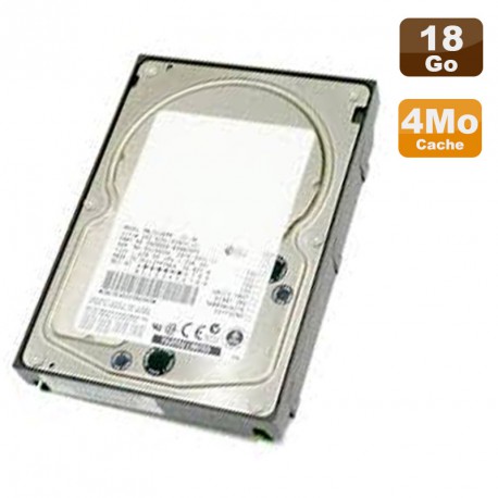 Disque Dur SCSI 18.2Go Fujitsu MAJ3182MC CA05668-831000SU Ultra160 10K RPM 4Mo