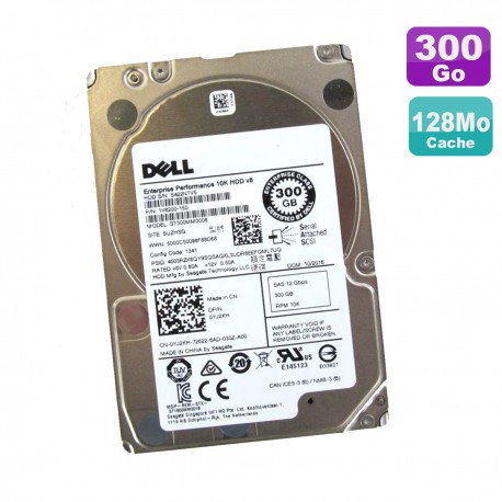 Disque Dur Seagate 300Go 2.5" SAS ST300MM0008 Dell 1V8200-150 0YJ2KH YJ2KH