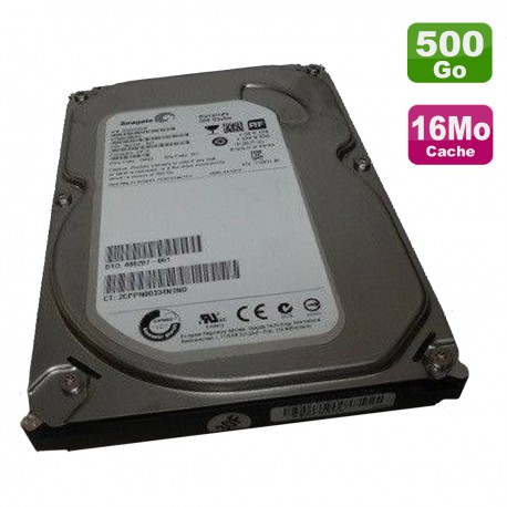 Disque Dur 500Go Seagate Barracuda ST500DM002 HP 1BD142-021 680207-001 3.5" SATA