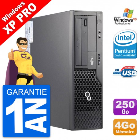 PC Fujitsu Esprimo E500 DT Intel G630 RAM 4Go Disque Dur 250Go Windows 10 Wifi