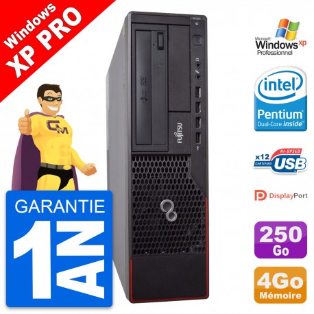 PC Fujitsu Esprimo E700 DT Intel G630 RAM 4Go Disque Dur 250Go Windows 10 Wifi