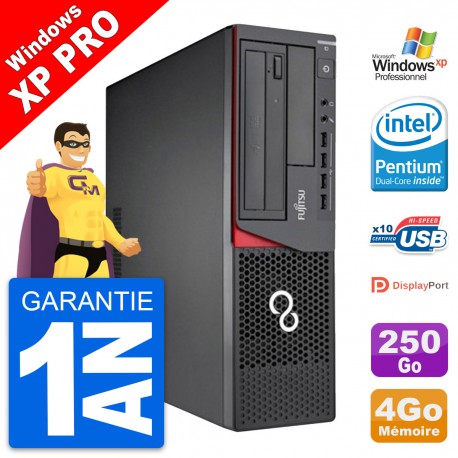 PC Fujitsu Esprimo E720 DT Intel G3220 RAM 4Go Disque Dur 250Go Windows 10 Wifi