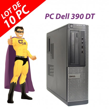 PC Dell OptiPlex 390 DT G630 RAM 4Go Disque Dur 250Go HDMI Windows 10 Wifi