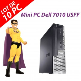 Mini PC Dell Optiplex 7010 USFF G640 RAM 4Go Disque Dur 250Go Windows 10 Wifi