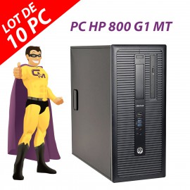 PC Tour HP EliteDesk 800 G1 Intel G3220 RAM 8Go Disque Dur 250Go Windows 10 Wifi