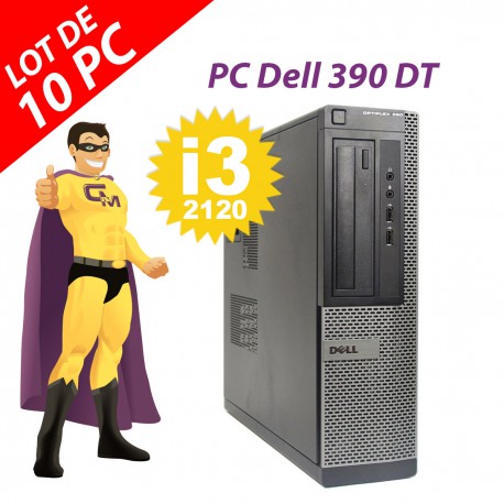 PC Dell OptiPlex 390 DT G630 RAM 4Go Disque Dur 250Go HDMI Windows 10 Wifi