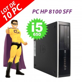 PC HP 8100 Elite SFF Intel Core i5-650 RAM 4Go Disque Dur 250Go Windows 10 Wifi