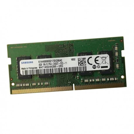 4Go RAM Samsung M471A5244CB0-CRC SODIMM DDR4 PC4-19200T-S 2400Mhz 1Rx16 1.2v