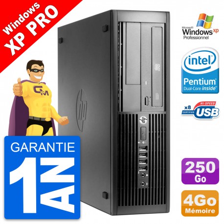 PC HP Pro 4300 SFF Intel G2020 RAM 4Go Disque Dur 250Go Windows XP