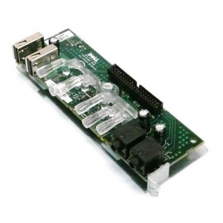 Carte Façade Front Panel I/O DELL 0TJ853 0CG250 2xUSB Audio Optiplex 740 745