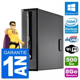 PC HP ProDesk 400 G1 SFF Intel G3220 RAM 8Go Disque Dur 500Go Windows 10 Wifi