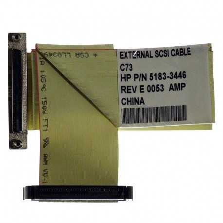 Câble Nappe Interne SCSI HP 5183-3446 68-Pin 65cm Netserver LH4 LH4R PII 400