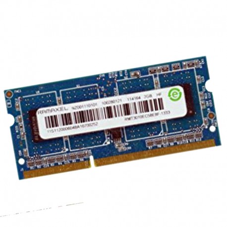 2Go RAM PC Portable SODIMM Ramaxel RMT3010EC58E8F-1333 -10600S 1333MHz 2Rx8 CL9