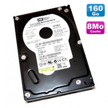 Disque Dur 160Go SATA 3.5" Western Digital Caviar SE WD1600JS-75NCB2 7200RPM 8Mo