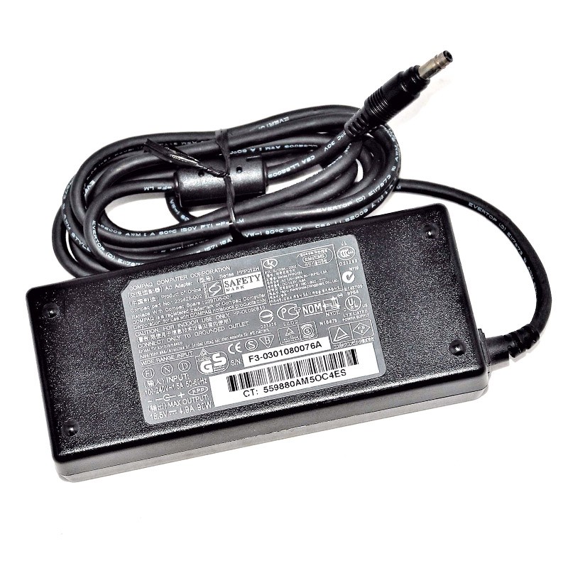 Chargeur Adaptateur Secteur PC Portable Hp Compaq PPP012H 239428-002  239705-001 90W - MonsieurCyberMan