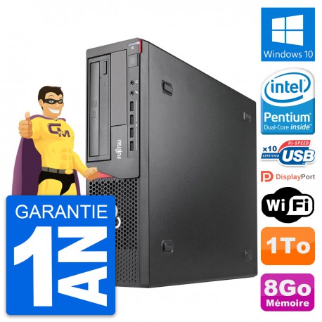 PC Fujitsu Esprimo E920 DT Intel G3220 RAM 8Go Disque 1To Windows 10 Wifi