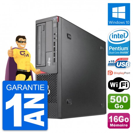 PC Fujitsu Esprimo E920 DT Intel G3220 RAM 16Go Disque 500Go Windows 10 Wifi