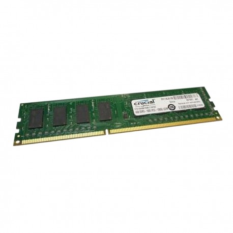 4Go RAM Crucial CT51264BA160B.C16FKD DDR3 DIMM PC3-12800U 1600Mhz 2Rx8