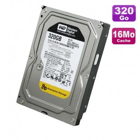 Disque Dur 320Go SATA 3.5" Western Digital Enterprise RE3 WD3202ABYS-02B7A0 16Mo