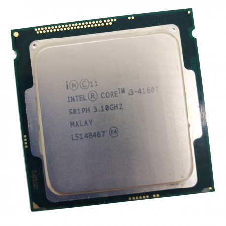 Processeur CPU Intel Core I3-4160T 3.10 GHz 3Mo 5GT/s LGA1150 Dual Core SR1PH