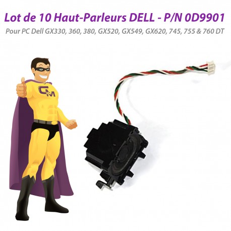 Lot x10 Haut-Parleurs Dell 360 380 GX520 GX549 GX620 745 755 760 DT 0D9901 D9901