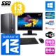 PC HP 600 G1 SFF Ecran 19" Intel Core i3-4130 RAM 8Go SSD 960Go Windows 10 Wifi