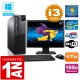 PC Lenovo M92p SFF Core I3-3220 Ram 16Go Disque 1 To Wifi W7 Ecran 19"