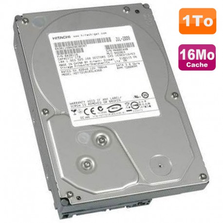 Disque Dur 1To HITACHI HDT721010SLA360 0A37993 3.5" SATA 3Gb/s 7200RPM 16Mo