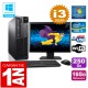 PC Lenovo M92p SFF Core I3-3220 Ram 16Go Disque 250 Go Wifi W7 Ecran 27"