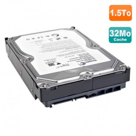 Disque Dur 1.5To SATA 3.5 Seagate Barracuda ST31500541AS 9TN15R-510 5900RPM 32Mo