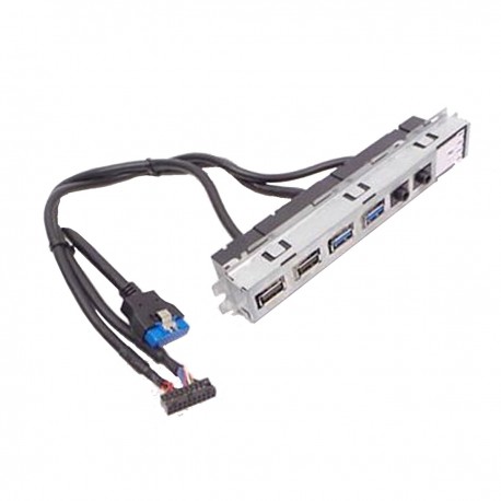 Carte Façade Dell 7010 9010 DT 04C7PH 4C7PH Optiplex 4x USB 2.0 Audio IN/OUT