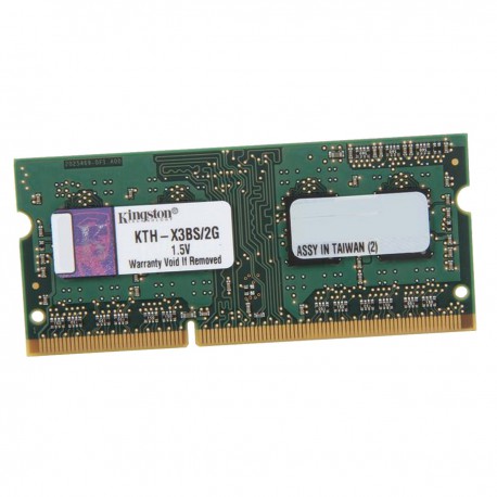 2Go RAM Kingston KTH-X3BS/2G SODIMM DDR3 PC3-10600S 204-Pin 1333MHz 1.5v CL9