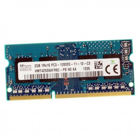 2Go RAM Hynix HMT425S6AFR6C-PB SODIMM PC3-12800S 1600MHz DDR3 PC Portable 1Rx16