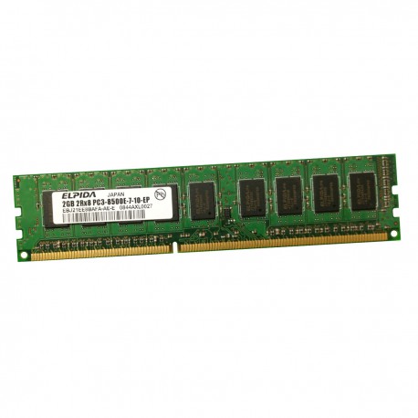 2Go RAM Serveur ELPIDA EBJ21EE8BAFA-AE-E 1066MHz DDR3 PC3-8500E ECC 2Rx8 CL7