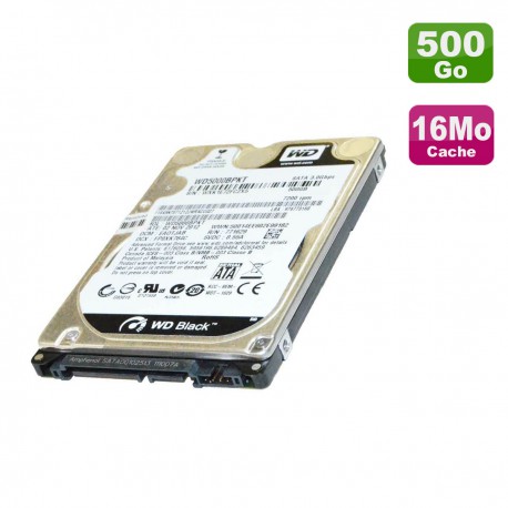 Disque Dur 500Go SATA 2.5" WD Black WD5000BPKX-66HPJT0 HP 696002-002 745135-001