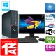 PC Fujitsu Esprimo E720 E85+ SFF G3220 RAM 8Go Disque 500 Go Wifi W7 Ecran 22"