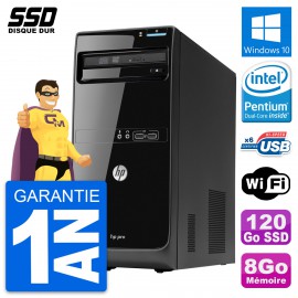 PC Tour HP Pro 3400 MT Intel Pentium G630 RAM 8Go SSD 120Go Windows 10 Wifi
