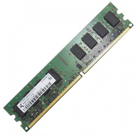 2Go RAM Qimonda HYS64T256020EU-2.5-C2 DDR2 PC2-6400 800Mhz 2Rx8 CL6 PC Bureau