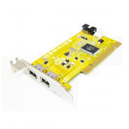 Carte adaptateur PCI 2x Port Firewire IEEE 1394 HP 441448-001 F5U515 Low Profile