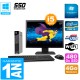 Ultra Mini PC Lenovo M73 USFF Tiny Core I5-4570 4Go 480Go SSD Wifi W7 Ecran 19"