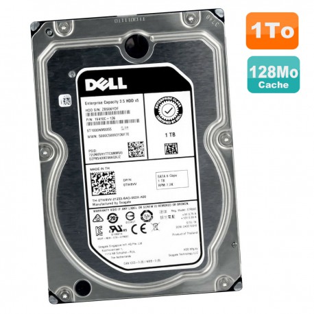 Disque Dur 1To SATA 3.5" Seagate ST1000NM0055 Dell 0TW8VV Enterprise Capacity