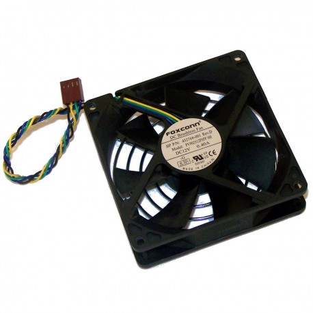 Ventilateur PC FOXCONN HP PV902512PSPF 0H 432768-001 92x92x25mm 12V 4-Pin 15cm