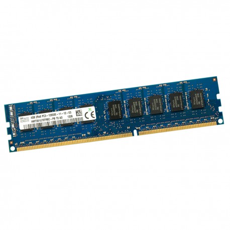 4Go RAM Serveur Hynix HMT351U7EFR8C-PB DDR3 PC3-12800E ECC 2Rx8 1600Mhz 1.5v